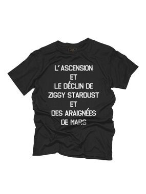 Original Retro Brand David Bowie Ziggy Stardust Black Label Tee